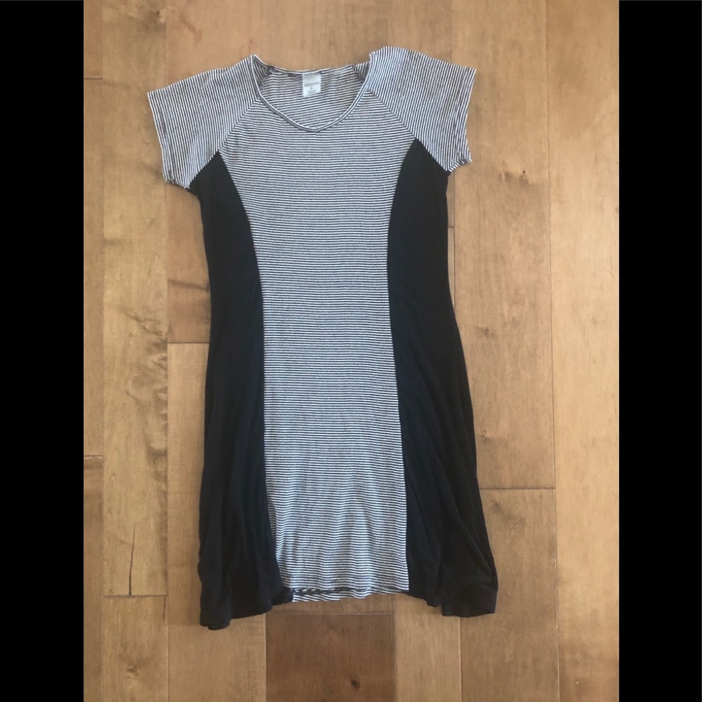 OhConcept Collection black & white striped dress